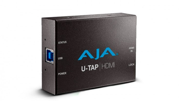 AJA U-TAP HDMI HD/SD USB 3.0 Capture Device Side