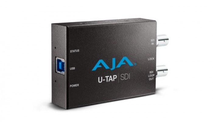 AJA U-TAP SDI HD/SD USB 3.0 Capture Device Side
