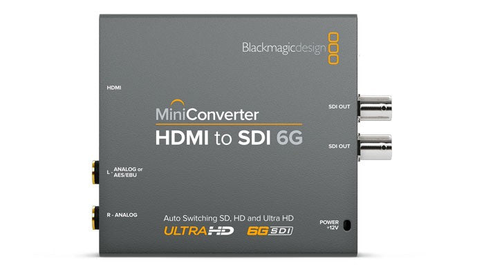 Blackmagic Mini Converter - HDMI to SDI 6G Hero