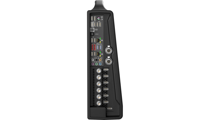 Livestream Studio HD550 side with connections