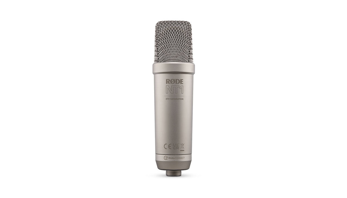 RØDE NT1 5th Generation Studio Condenser Microphone Silver Back