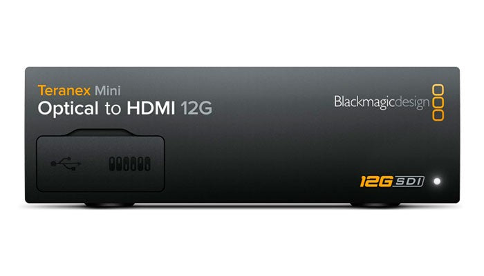 Blackmagic Teranex Mini - Optical to HDMI 12G Front
